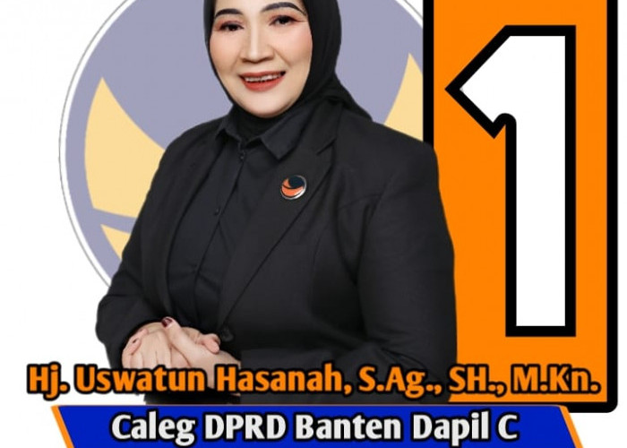 Selamat dan Sukses Hj.Uswatun Hasanah SAg.,S.H., M.Kn Caleg Terpilih Dari Partai Nasdem