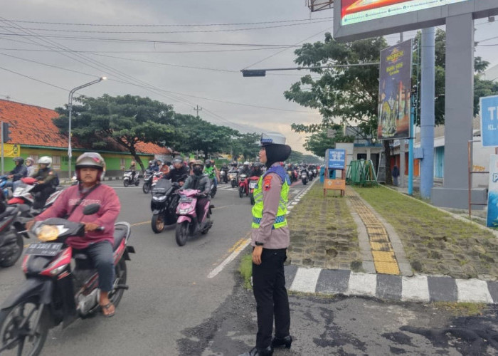 Satgas Lalu Lintas Polres Karanganyar Siaga 24 Jam Pantau Arus Mudik