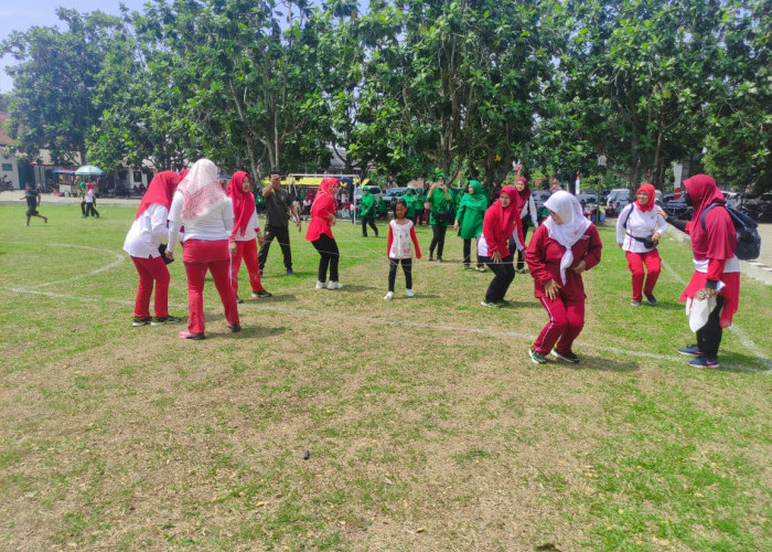 Memperingati HUT RI Ke-78, Meriah Lomba Hiburan Rakyat Yang Di Gelar Kodim 0601/Pandeglang