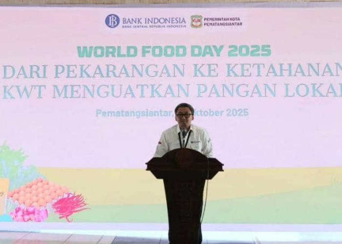 Hari Pangan Sedunia 2025, BI dan Pemko Pematangsiantar Dorong P2L dan Pangan Murah
