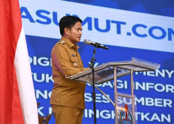 Pj Gubernur Sumut Luncurkan Portal Inovatif Simitrasumut