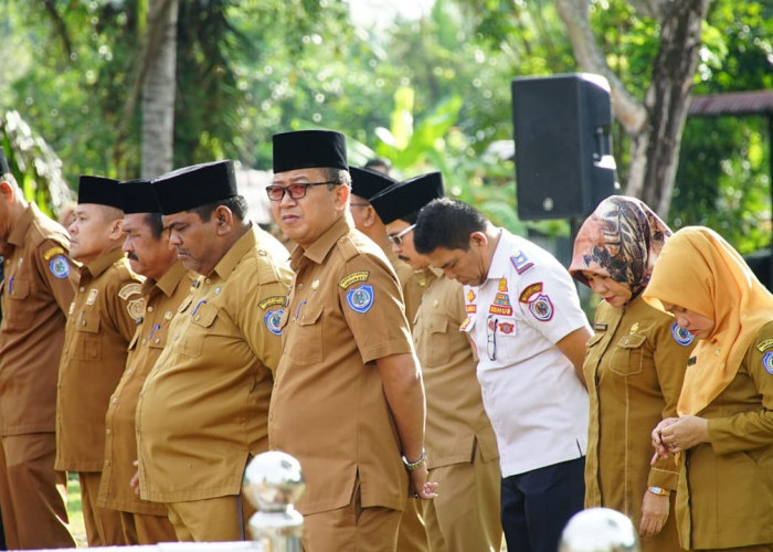 Asisten I Pemerintahan dan Kesra Sekdakab Labuhanbatu Pimpin Apel Gabungan