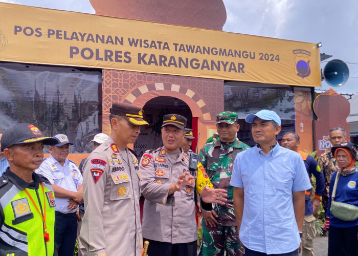 H-2 Lebaran Gelar Oprasi, Polres Karanganyar Beri Pelayanan yang Terbaik 