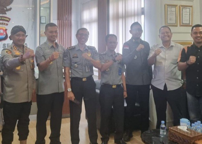 Silaturahmi Dengan Kapolres, Kepala Imigrasi Serang Bahas Potensi Pelanggaran Warga Asing