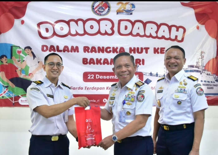 Peringati HUT ke-20, Bakamla RI Gelar Donor Darah, Kumpulkan 107 Kantong