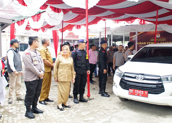 Plt. Bupati Bersama Kapolres Melepas Pemberangkatan Hasil Rekapitulasi Penghitungan Perolehan Suara