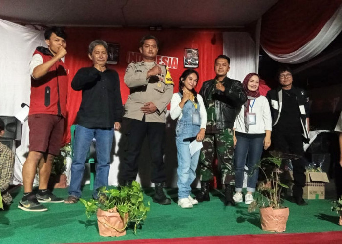 Binmas Gudang Serta Babinsa Hadiri Malam Puncak Hut RI di Kampung Cincau Gudang Kota Bogor