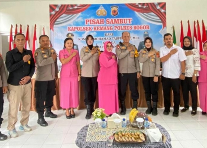 Kemang Dapat Kapolsek Baru, Kompol Taufik Lanjut Tugas di Parungpanjang