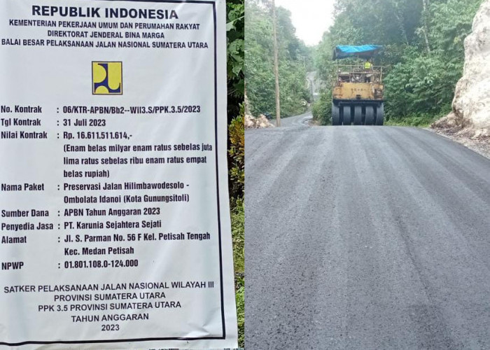 Pelaksana Proyek Preservasi Jalan Hilimbawadesolo Idanoi Tepis Berita Miring