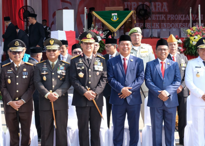 Polda Banten Hadiri Upacara Hari Kemerdekaan Republik Indonesia Ke-78