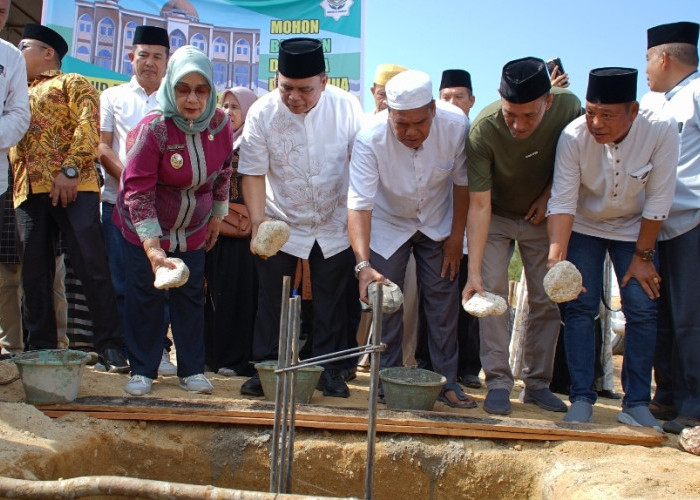 Plt. Bupati Labuhanbatu Letakan Batu Pertama Pembangunan Ponpes Al- Haramain 