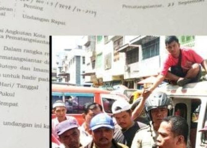 Aksi Blokade Angkot, Mendadak Sekda Kota Pematangsiantar Surati Para Direksi Angkutan