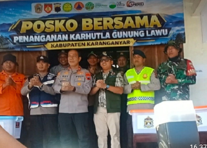Kapolda Jateng Tinjau Penanganan Kebakaran Lereng Gunung Lawu Capai 100 Hektare