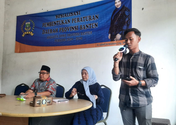 Anggota DPRD Provinsi Banten Hj Uswatun Hasanah Gelar Sosper dan Silahturahmi