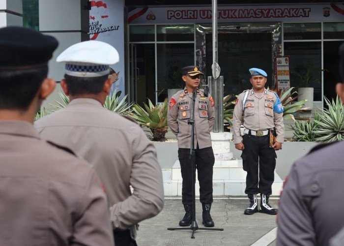 Polresta Tangerang Gelar Apel Siaga Pengamanan PSU Kabupaten Serang dan Peringatan Wafat Isa Al-Masih