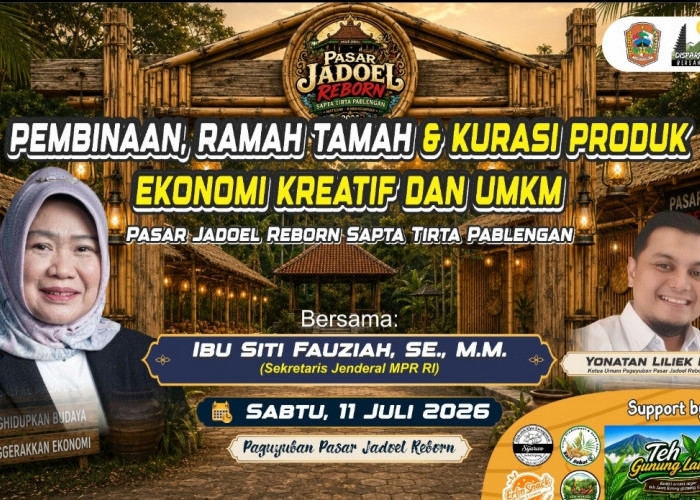 Sekjen MPR RI Dorong UMKM , Pasar Jadoel Reborn Sapta Tirta Pablengan Siap Menjadi Ikon Wisata Budaya