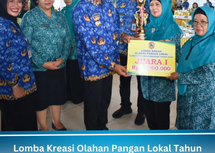 Penggerak PKK Dari 17 Kecamatan Se-Kabupaten Karanganyar Lomba Kreasi Olahan Pangan Lokal