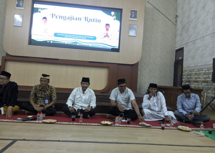 Sejak Awal Bertugas, Camat Kemiri Rudi HK Konsisten Gelar Pengajian Rutin