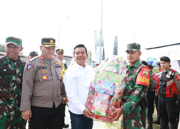 Kapolres dan Forkopimda Simalungun Lakukan Pengecekan Pos Pam Jelang Idul Fitri 1445H/2024M