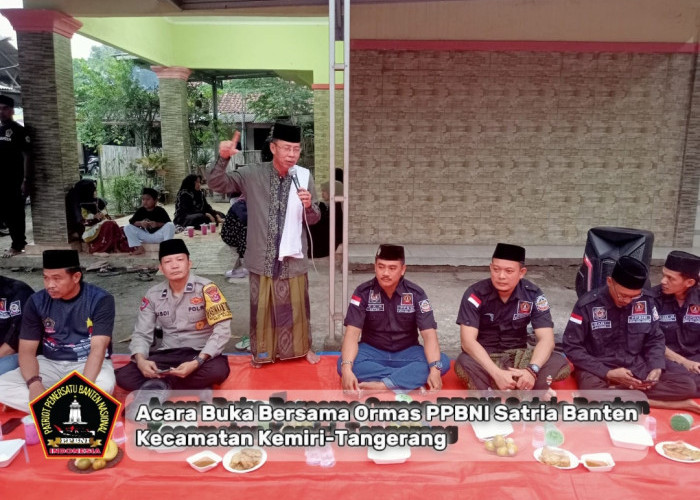 Ramadan 1445 H, Ormas PPBNI Satria Banten Kecamatan Kemiri Gelar Acara Buka Bersama