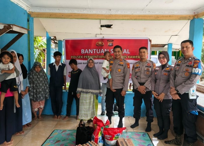 Jelang HUT Bhayangkara ke-79, Polisi di Riau Gelar Bakti Sosial