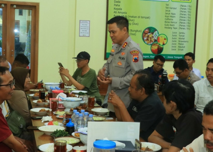 Kapolres Karanganyar Buka Bersama  Awak Media,  Perkuat Sinergi dan Keterbukaan Informasi