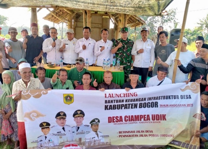Desa Ciampea Udik Luncurkan Program Infrastruktur Tahun 2025
