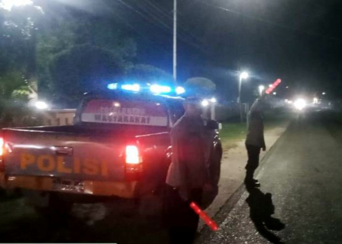 Sisir Lokasi Rawan Judi dan Balap Liar, Polsek Tanah Jawa Gelar BLP