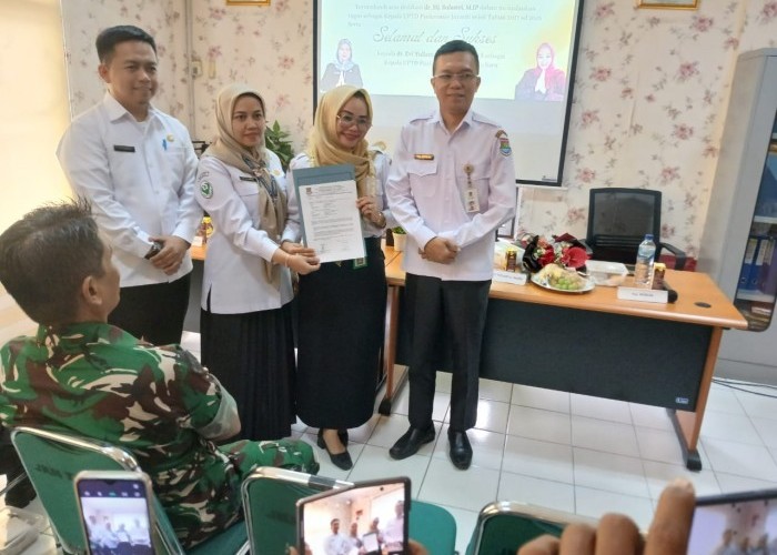Sertijab dan Lepas Sambut Kepala Puskesmas Jayanti Berlangsung Khidmat