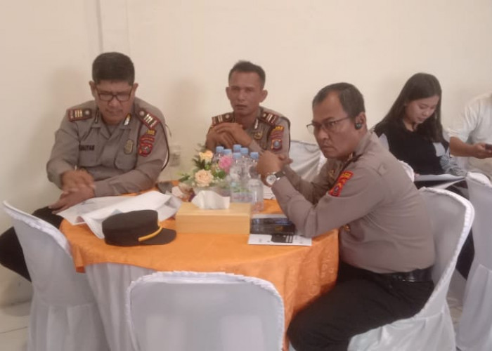 Polres Simalungun Hadir dalam Rapat Koordinasi Peraturan Mahkamah Agung RI di Pengadilan Negeri Simalungun