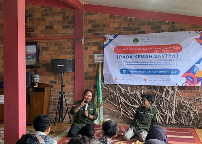 Kemah Sastra 2024, Angkatan Ke-IV UKM Seni STISNU Nusantara (SINUSA), Resmi Menjadi Anggota.