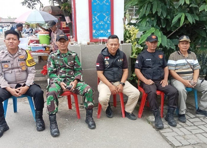 Pengamanan Paskah di Gereja Yang Ada di Wilayah Pasar Kemis Oleh Polsek Pasar Kemis