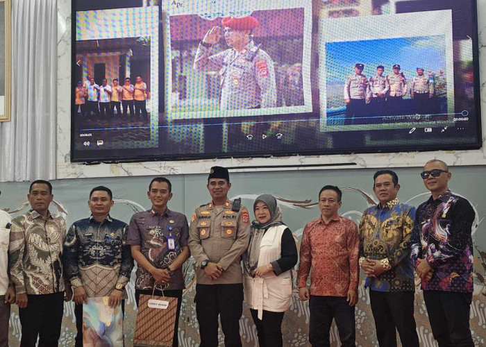 Camat Kemiri dan Kepala Desa se-Kemiri Hadiri Sertijab Kapolsek Mauk