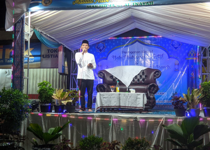 Camat Kemiri Hadiri Peringatan Maulid Nabi di Masjid Jami Al-Inayah Desa Kemiri