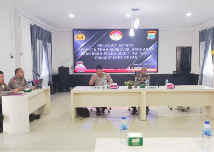 Tim Supervisi Asistensi dari Rorena Kunjungi Polrestabes Medan   