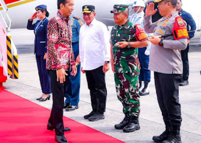 Kapolda Sumut dan Pangdam l/BB Bersama Gubernur Laksanakan Pengamanan Kunjungan Kerja Presiden RI Jokowi