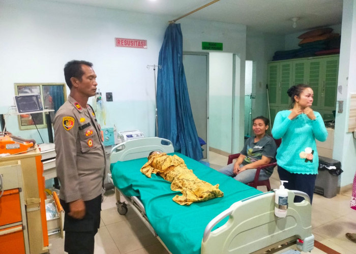 Polsek Bangun Bantu Evakuasi Anak Berusia 5 Tahun Meninggal Tenggelam di Sungai Bah Bolon Simalungun