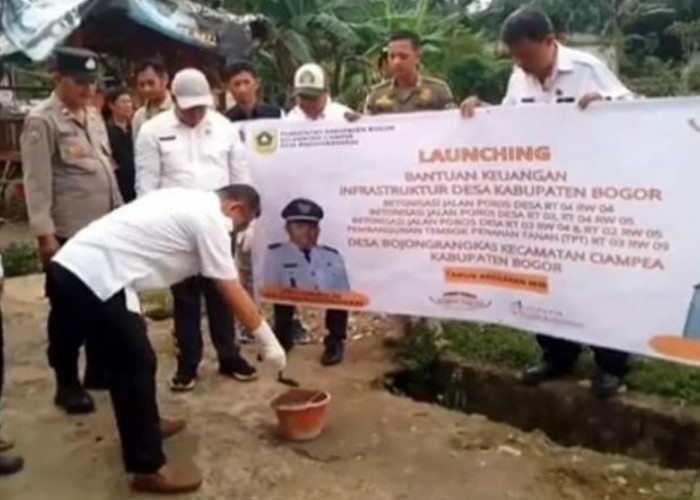 Desa Bojong Rangkas Terima Bantuan Rp1 Miliar dari Pemkab Bogor untuk Pembangunan Infrastruktur