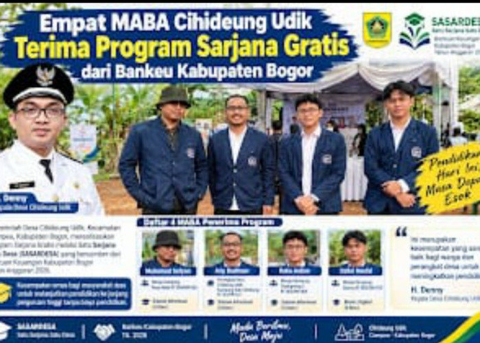 Empat Penerima SASARDESA Ditetapkan,Warga dan Perangkat Desa Cihideung Udik Kuliah Gratis Menuju Gelar Sarjana