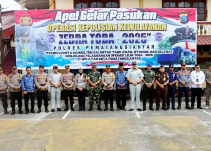 Polres Siantar Gelar Ops Zebra Toba 2025, Mulai 17 Sampai 30 November
