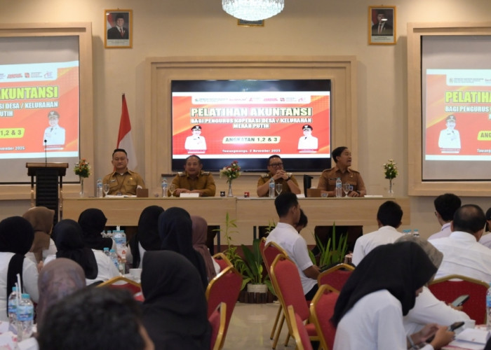 Bupati Buka Pelatihan Akuntansi  Pengurus Koperasi Merah Putih Sebagai Tulang Punggung Perekonomian Masyarakat