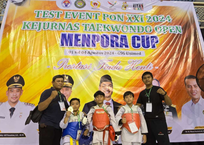 Takasima Club Rebut 13 Medali Emas dalam Test Event PON XXI 2024 & Kejurnas Taekwondo Open Menpora Cup