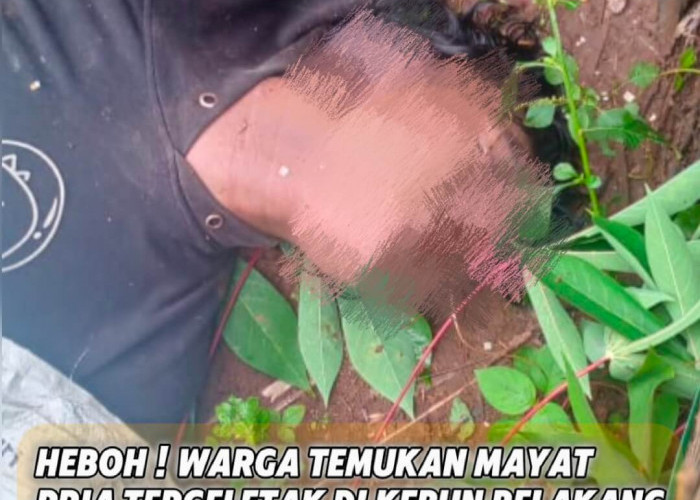 Heboh, Mayat pria ditemukan Tewas di Kebun Belakang Pasar Kemiri, Tangerang