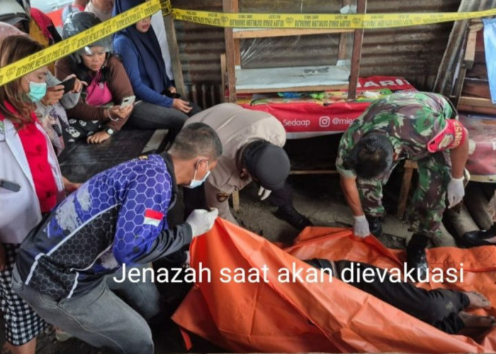 Tergeletak Tak Bernyawa di Warung Kosong, Mayat Pria Dievakuasi Polres Simalungun