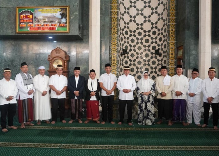 Dandim 0510/Trs Shalat Id Bersama Bupati dan Wakil Bupati Tangerang