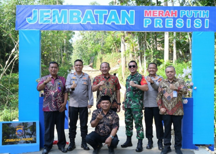 Peresmian Jembatan Merah Putih Presisi, Wujud Sinergi dan Kepedulian untuk Masyarakat Tohkuning