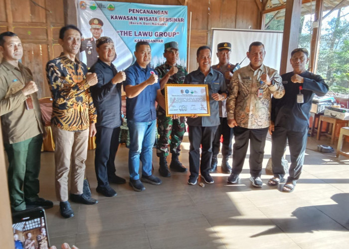 The Lawu Groub Mendapat Predikat Kawasan Wisata BERSINR dari BNN Provinsi Jawa Tengah