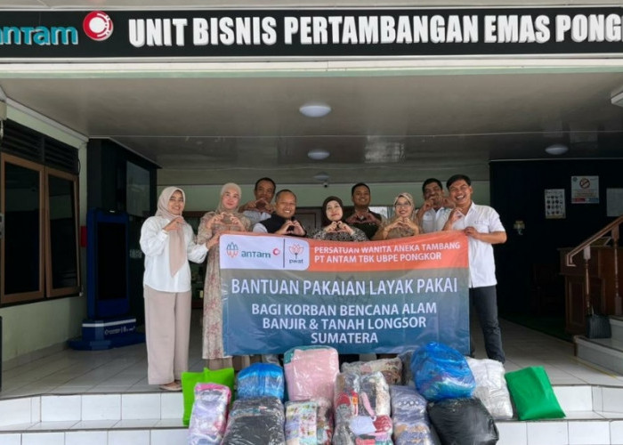Unit Bisnis Pongkor Galang Solidaritas, Karyawan dan Keluarga ANTAM Kompak Bantu Korban Bencana  Sumatera