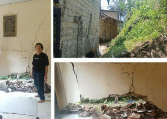 Dinding Rumah Jebol Diterjang Longsor, Lansia di Sukabumi Butuh Uluran Tangan