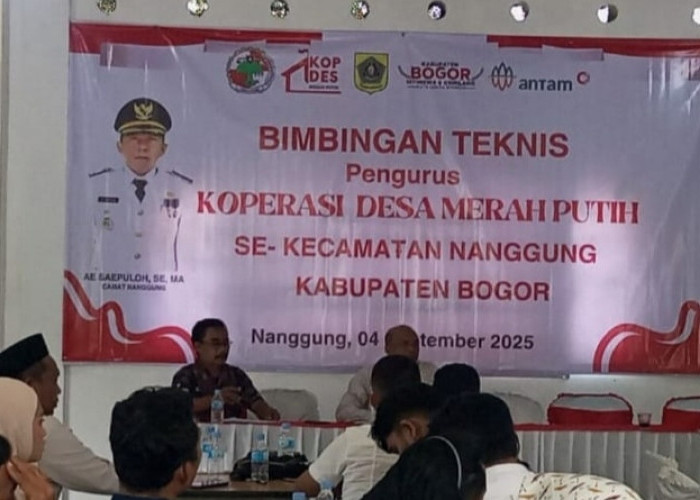 PT.Antam UBPE Pongkor Dukung Bimtek Pengurus Koperasi Desa di Nanggung